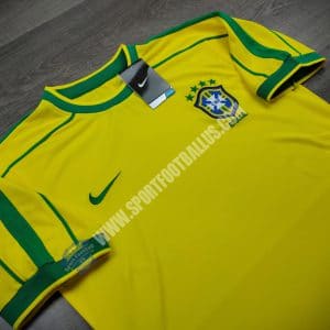 Retro Brazil Home FIFA World Cup 1998_2