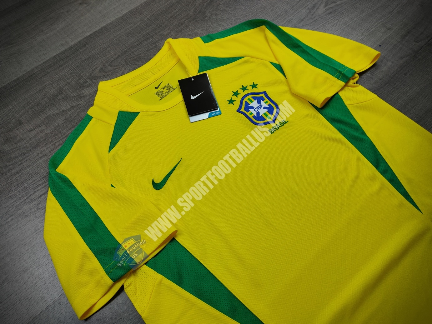 Retro Brazil Home WINNER FIFA World Cup 2002_2