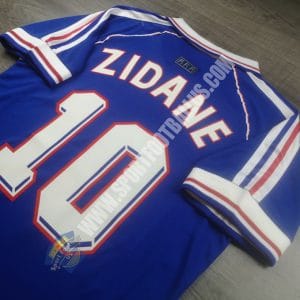 Retro France Home Champ Worldcup 1998 10 ZIDANE_06