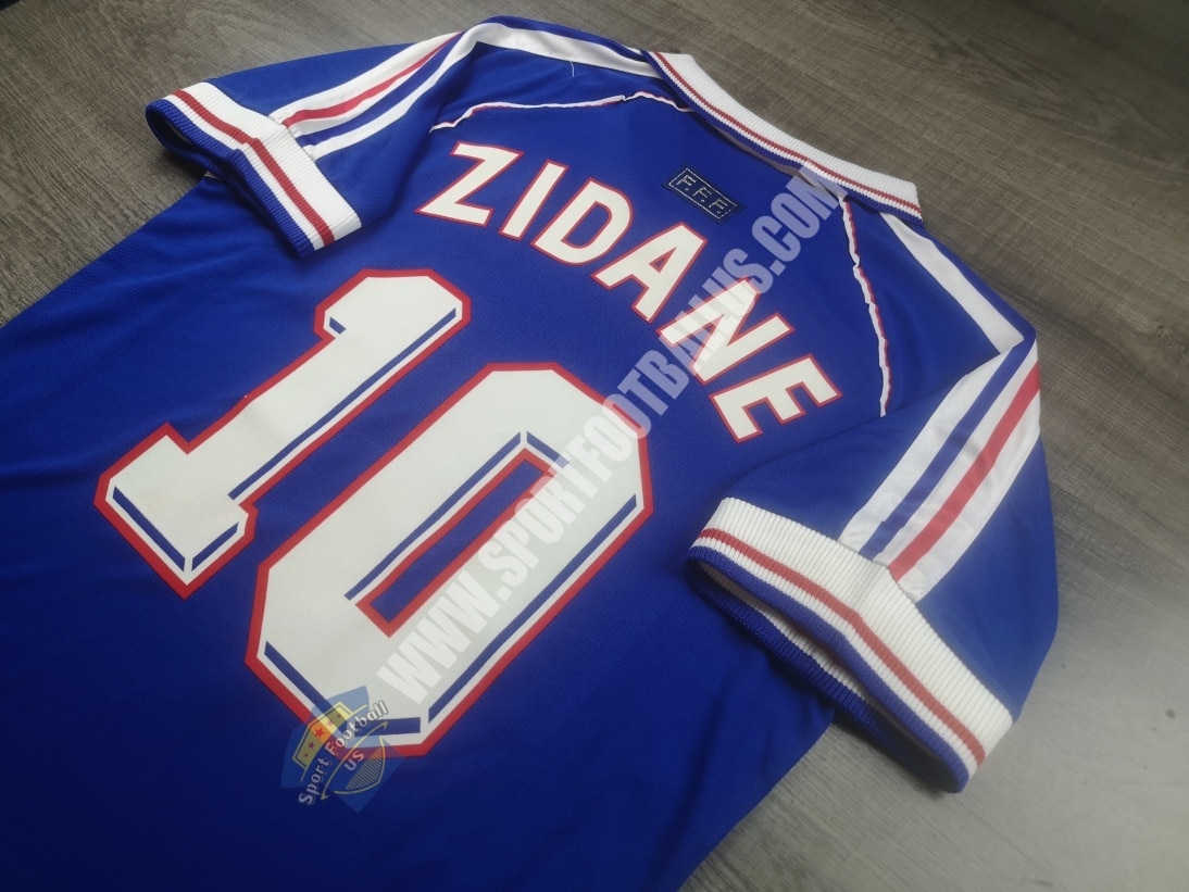 Retro France Home Champ Worldcup 1998 10 ZIDANE_06