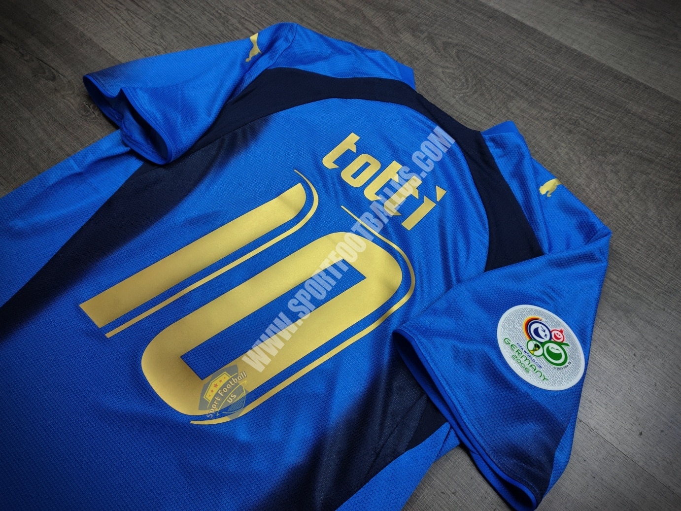 Retro Italy Home Champ Worldcup 2006 10 TOTTI_07