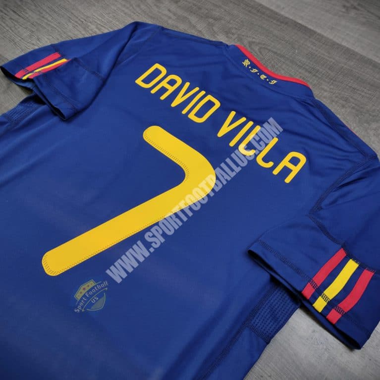 Retro Spain Away WINNER FIFA World Cup 2010 7 DAVID VILLA_06