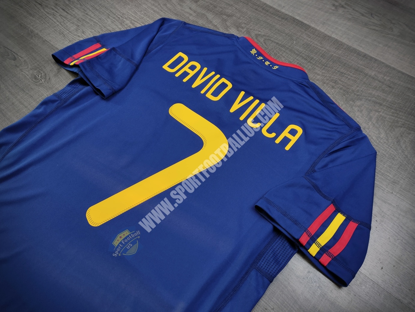 Retro Spain Away WINNER FIFA World Cup 2010 7 DAVID VILLA_06