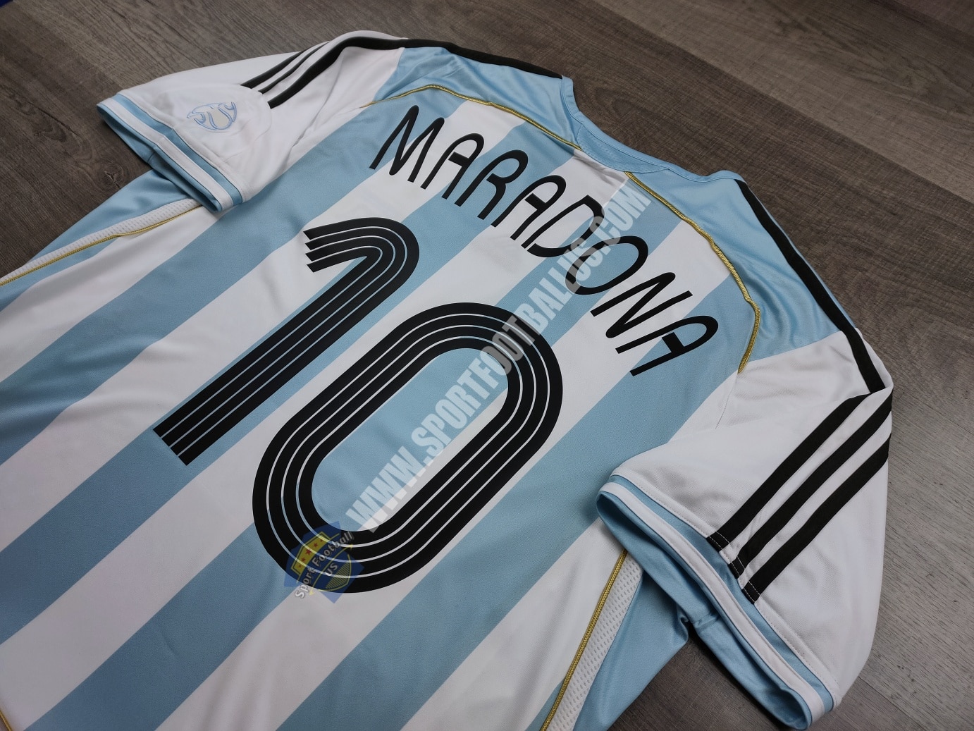 Retro Argentina Home FIFA Worldcup 2006 10 MARADONA_06