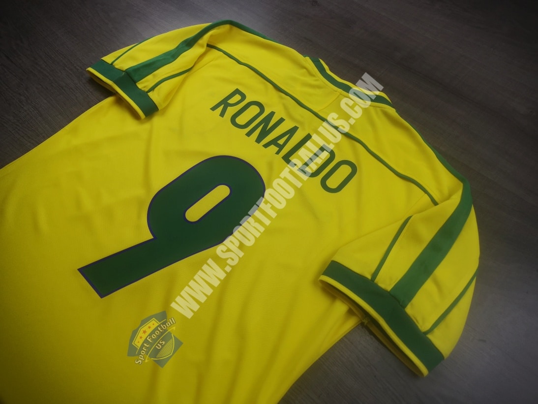 Retro Brazil Home Worldcup 1998 9 RONALDO_06