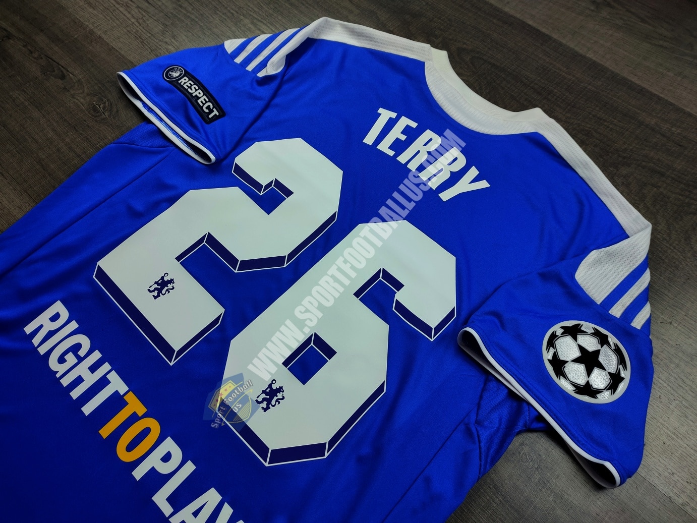 Retro Chelsea Home 2011-12 Champion Uefa Champion League With 26 TERRY_02