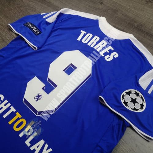 Retro Chelsea Home 2011-12 Champion Uefa Champion League With 9 TORRES_02