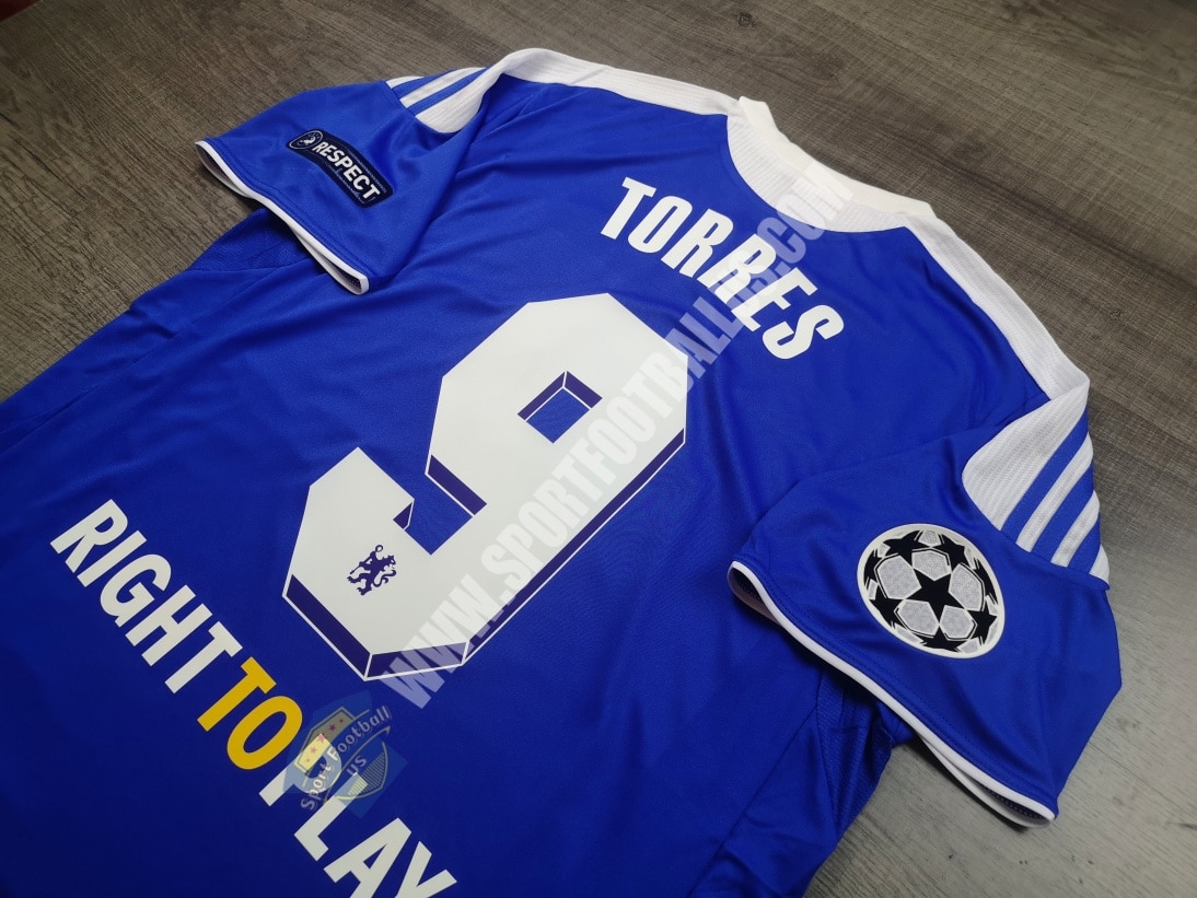 Retro Chelsea Home 2011-12 Champion Uefa Champion League With 9 TORRES_02