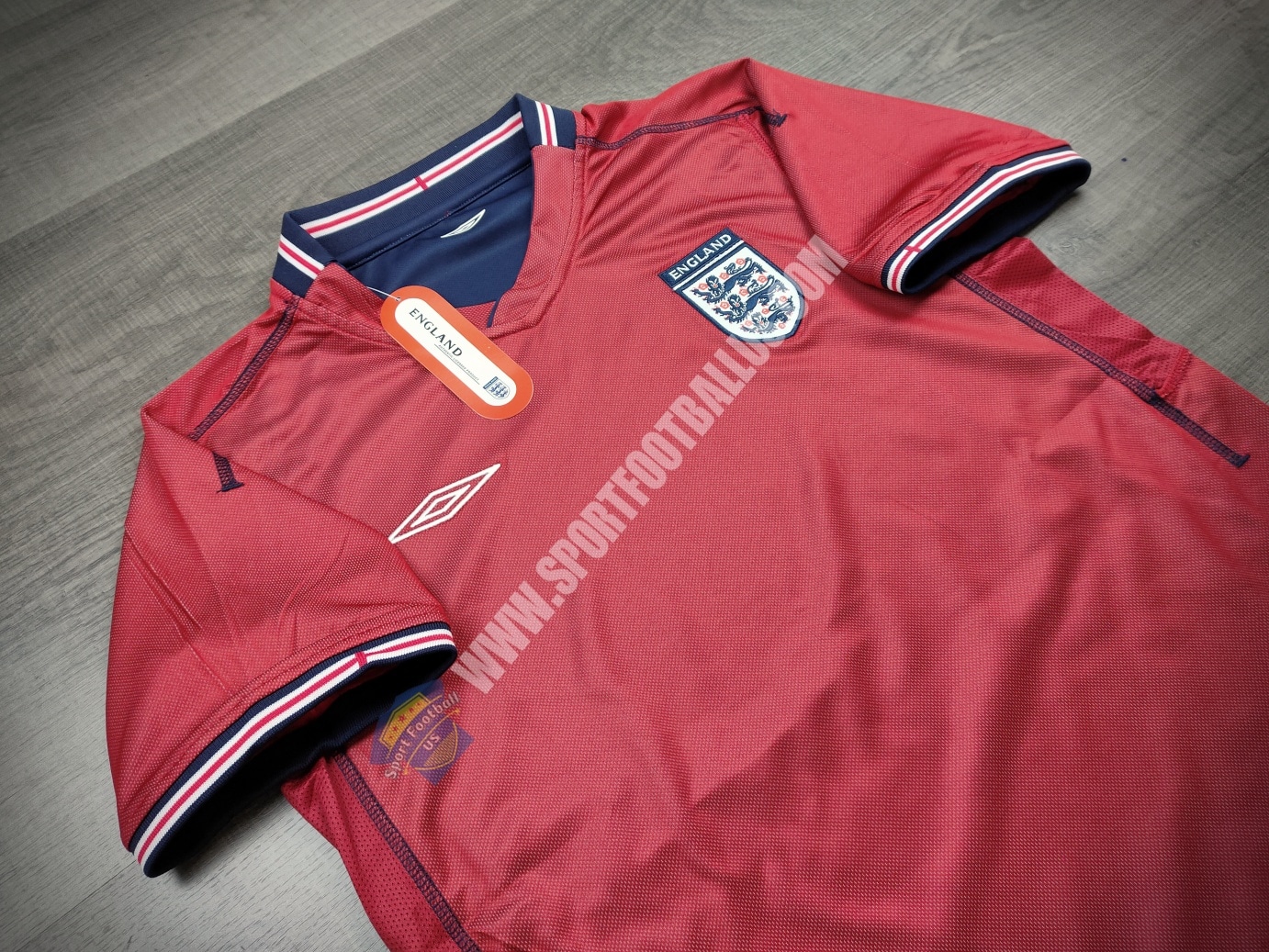 Retro England Away FIFA Worldcup 2002_02