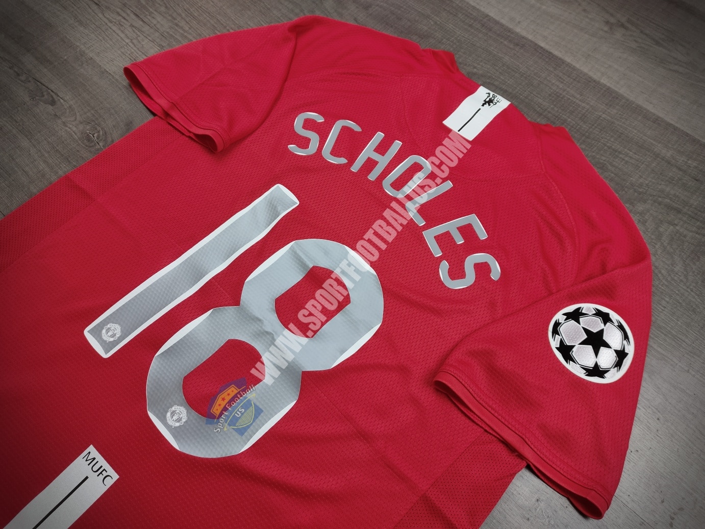 Retro Manchester United Home 2007-08 Final Moscow 18 SCHOLES_02