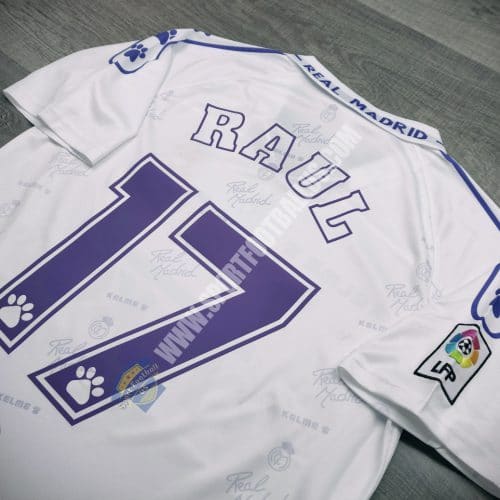 Retro Real Madrid Home 1994-95 17 RAUL GONZALEZ_02